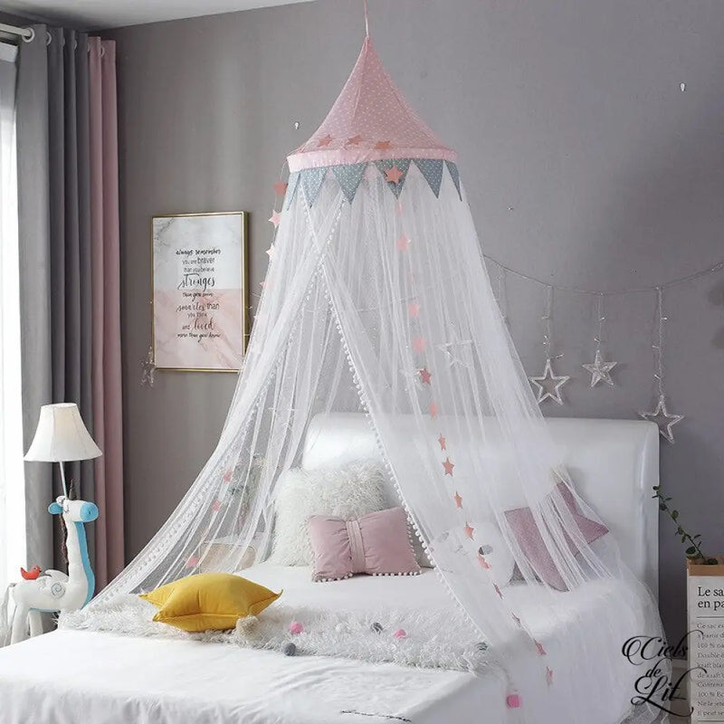 Ciel de lit enfant bebe moustiquaire